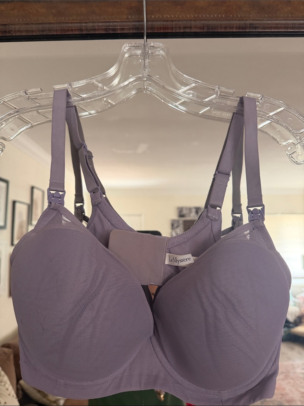 Le Mystère Lilac Full Coverage Nursing Bra 34 DD/E